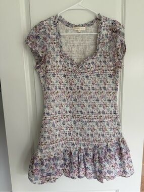 LoveShackFancy Trevor Mini Dress size Large